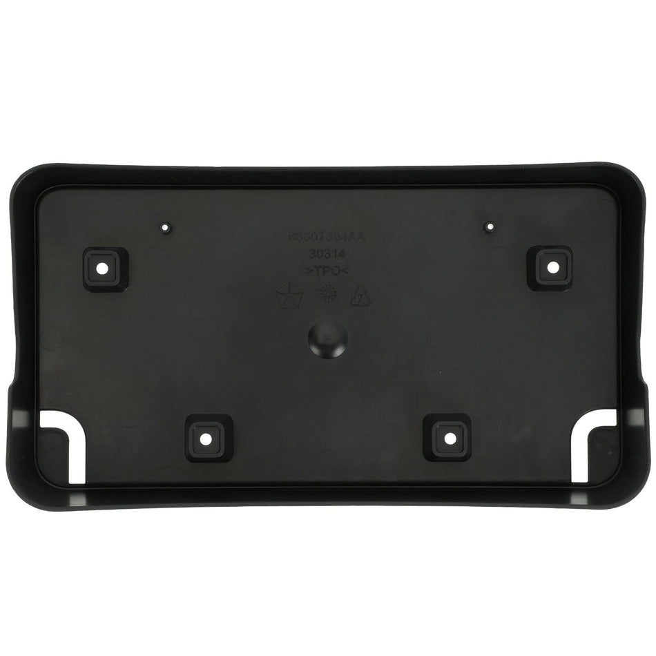 Front License Plate Mounting Bracket Fits 2017-2021 Jeep Grand Cherokee New Aftermarket Plastic CH1068171 68272336AA