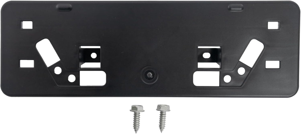 DAT AUTO PARTS Front Bumper Cover License Plate Frame Tag Mounting Bracket Holder Replacement for 2021-2024 Lexus IS300 WITHOUT F-SPORT Black Textu...