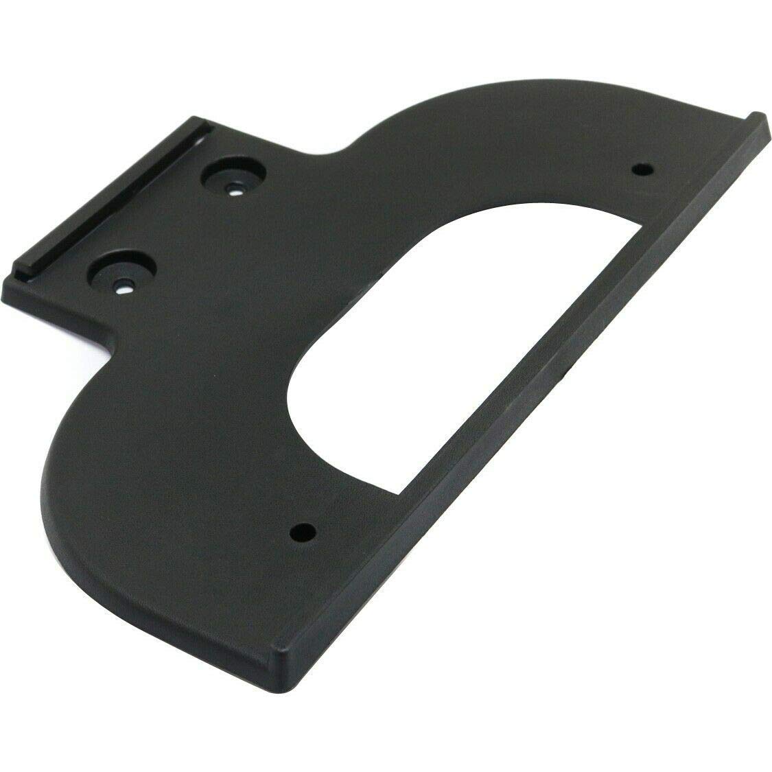DAT AUTO PARTS Front Bumper Cover License Plate Frame Tag Mounting Bracket Holder Replacement for 2003-2007 Chevy Silverado Black Textured Plastic,...