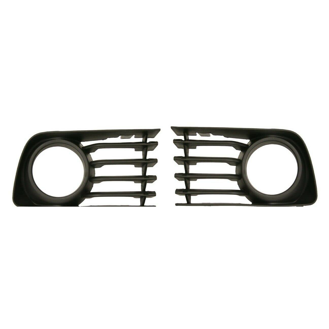 DAT AUTO PARTS Front Left Driver and Right Passenger Side Fog Light Cover Bezel Set of Two Replacement for 2004-2009 Toyota Prius Matte-Black Textu...