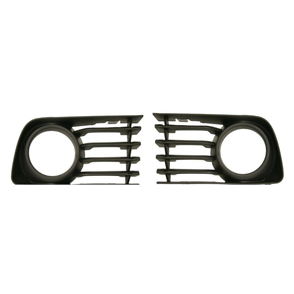 DAT AUTO PARTS Front Left Driver and Right Passenger Side Fog Light Cover Bezel Set of Two Replacement for 2004-2009 Toyota Prius Matte-Black Textu...