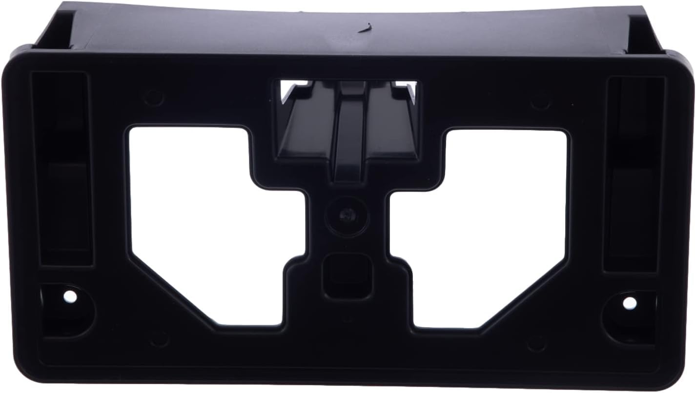 DAT AUTO PARTS Front Bumper License Plate Frame Tag Mounting Bracket Holder Replacement For 2013 - 2014 Honda Accord 4dr Sedan Models Black Texture...