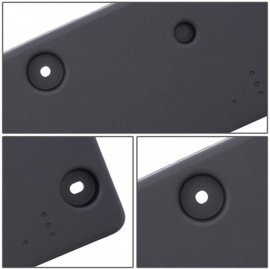 Front Bumper License Plate Frame Tag Mounting Bracket Holder Replacement For 2019-2021 Kia Sedona L and LX Models and EX Models with Halogen Lights...