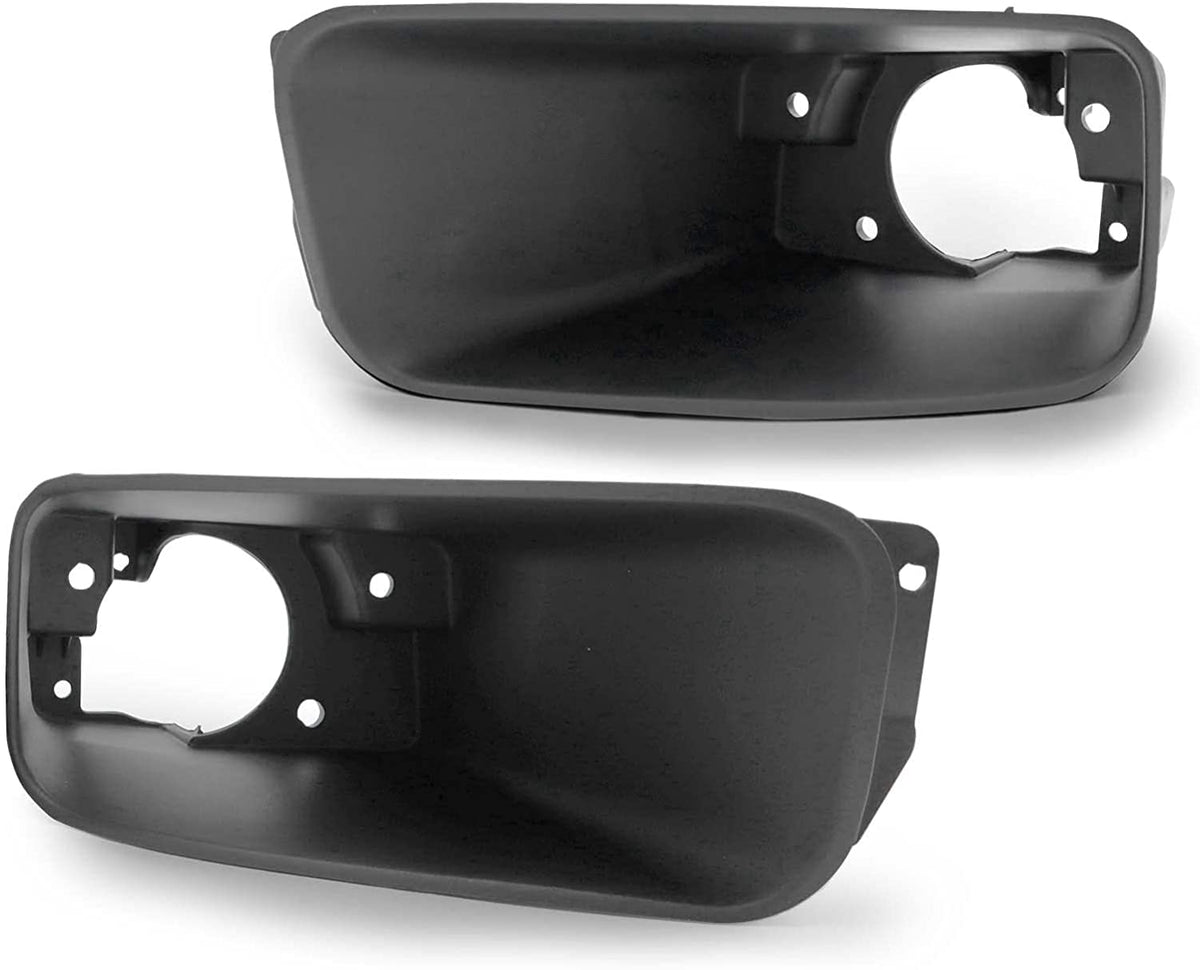 DAT AUTO PARTS Front Left Driver & Right Passenger Set of 2 Fog Light Bezel Cover Trim Bumper Insert Replacement For 2011-2014 Chevrolet Silverado ...