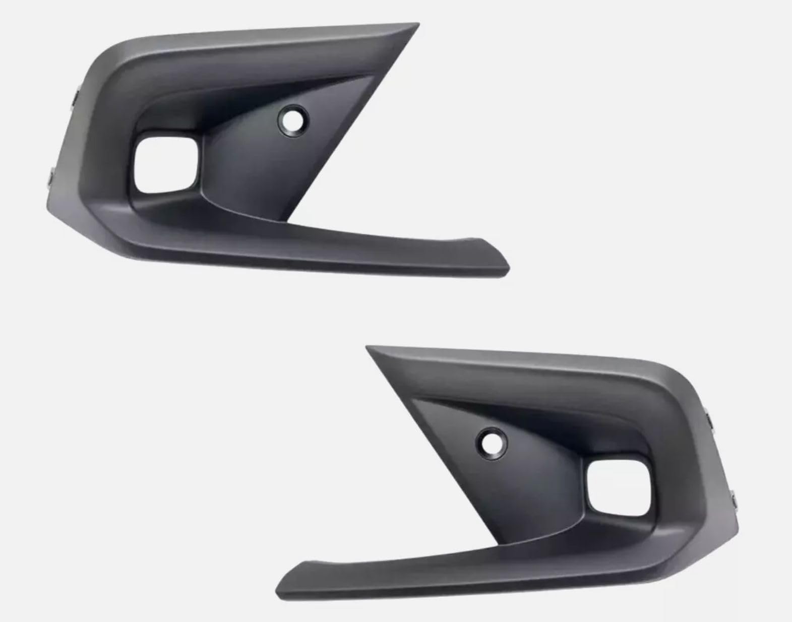 Front Driver & Passenger Set Of 2 Fog Light Cover Lamp Bezel Bumper Insert Pair Replacement For 2022-2024 Honda Civic Sedan Touring With Park Assis...