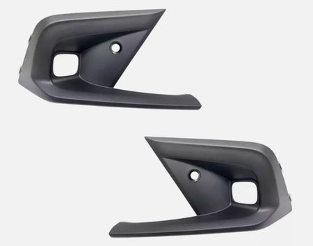 Front Driver & Passenger Set Of 2 Fog Light Cover Lamp Bezel Bumper Insert Pair Replacement For 2022-2024 Honda Civic Sedan Touring With Park Assis...