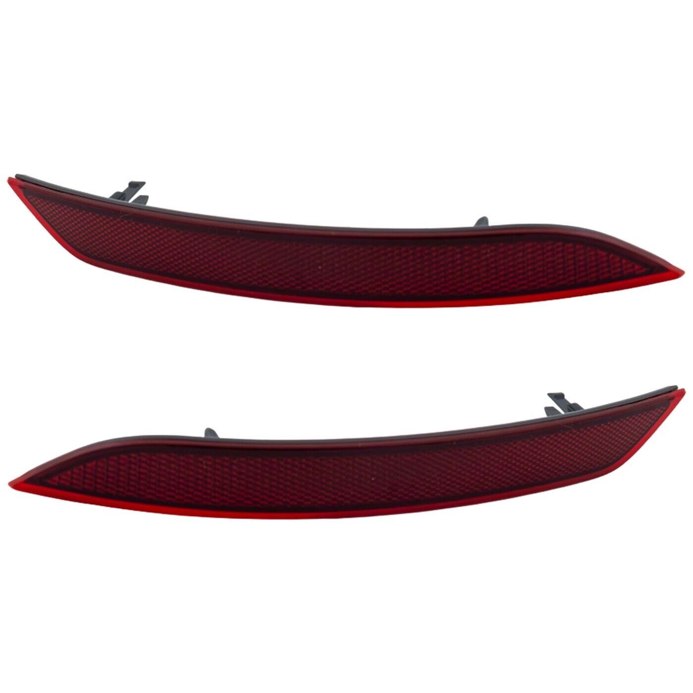 DAT AUTO PARTS Rear Right Passenger & Left Driver Side Pair Bumper Cover Marker Light Reflector Lamp Insert Set Of 2 Replacement For 2021-2024 Ford...