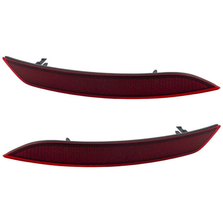 DAT AUTO PARTS Rear Right Passenger & Left Driver Side Pair Bumper Cover Marker Light Reflector Lamp Insert Set Of 2 Replacement For 2021-2024 Ford...