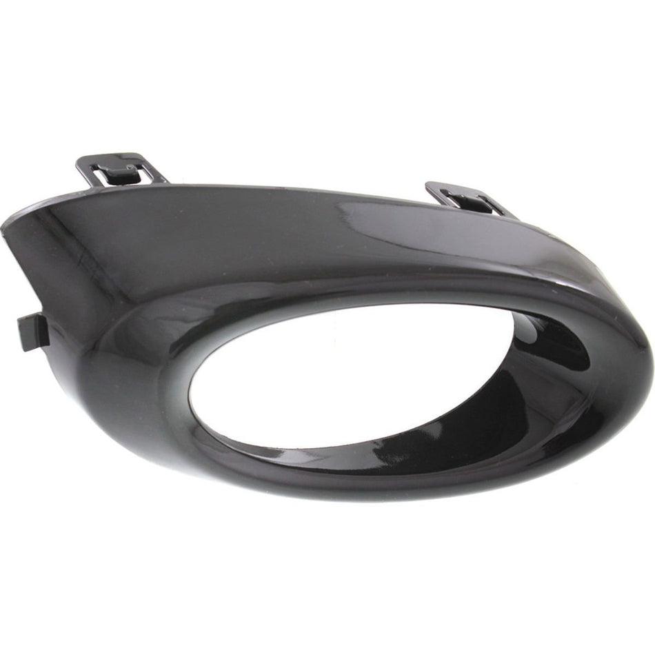 DAT AUTO PARTS Front Left Driver & Right Passenger Set Fog Light Bezel Trim Ring Molding Insert Replacement For 2013 2014 Honda Civic EX-L Sedan Bl...