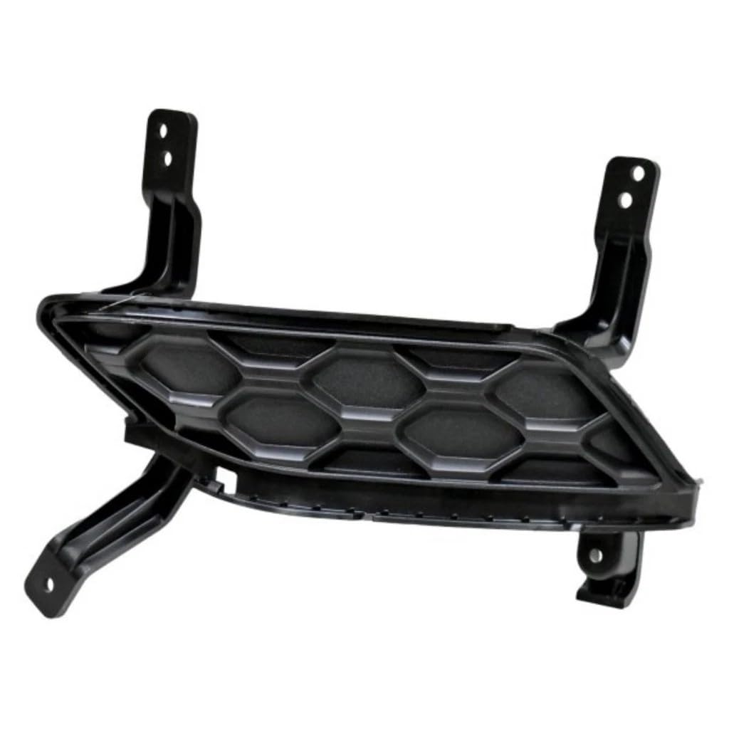 DAT AUTO PARTS Front Left Driver Side Fog Light Hole Lamp Cover Grille Trim Molding Bumper Insert Replacement For 2019 2020 Hyundai Santa Fe SE Mod...