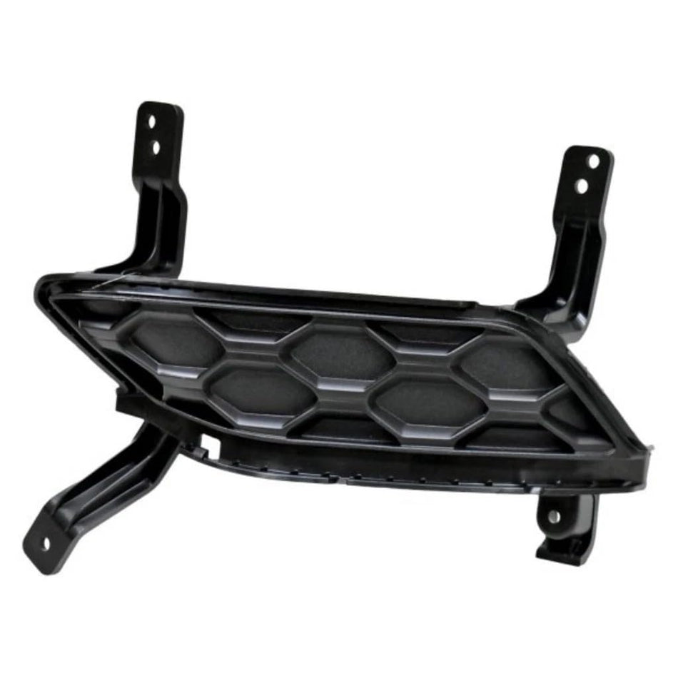 DAT AUTO PARTS Front Left Driver Side Fog Light Hole Lamp Cover Grille Trim Molding Bumper Insert Replacement For 2019 2020 Hyundai Santa Fe SE Mod...