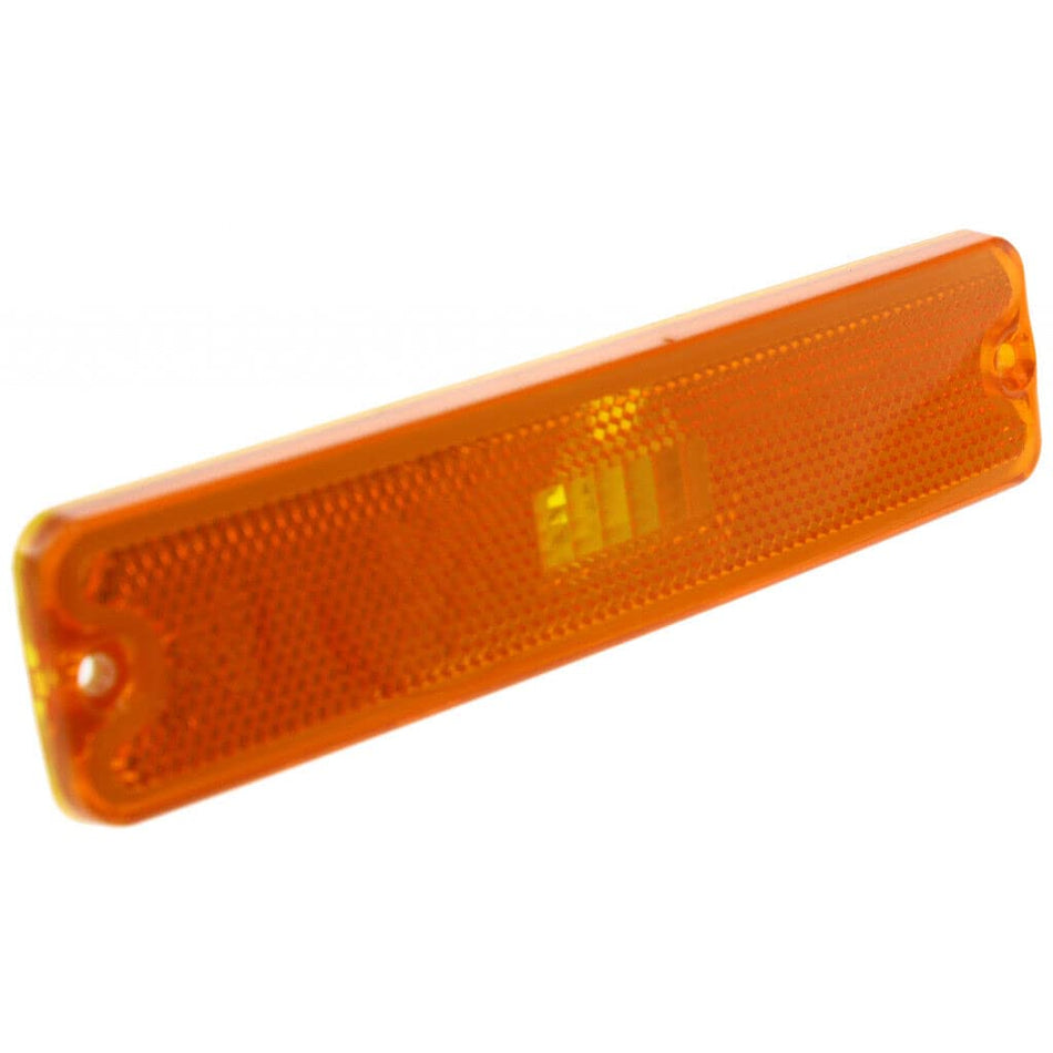 DAT AUTO PARTS Front Left Driver Or Right Passenger Side Single Bumper Reflector Side Marker Light Assembly Replacement For 1987-1995 Jeep Wrangler...