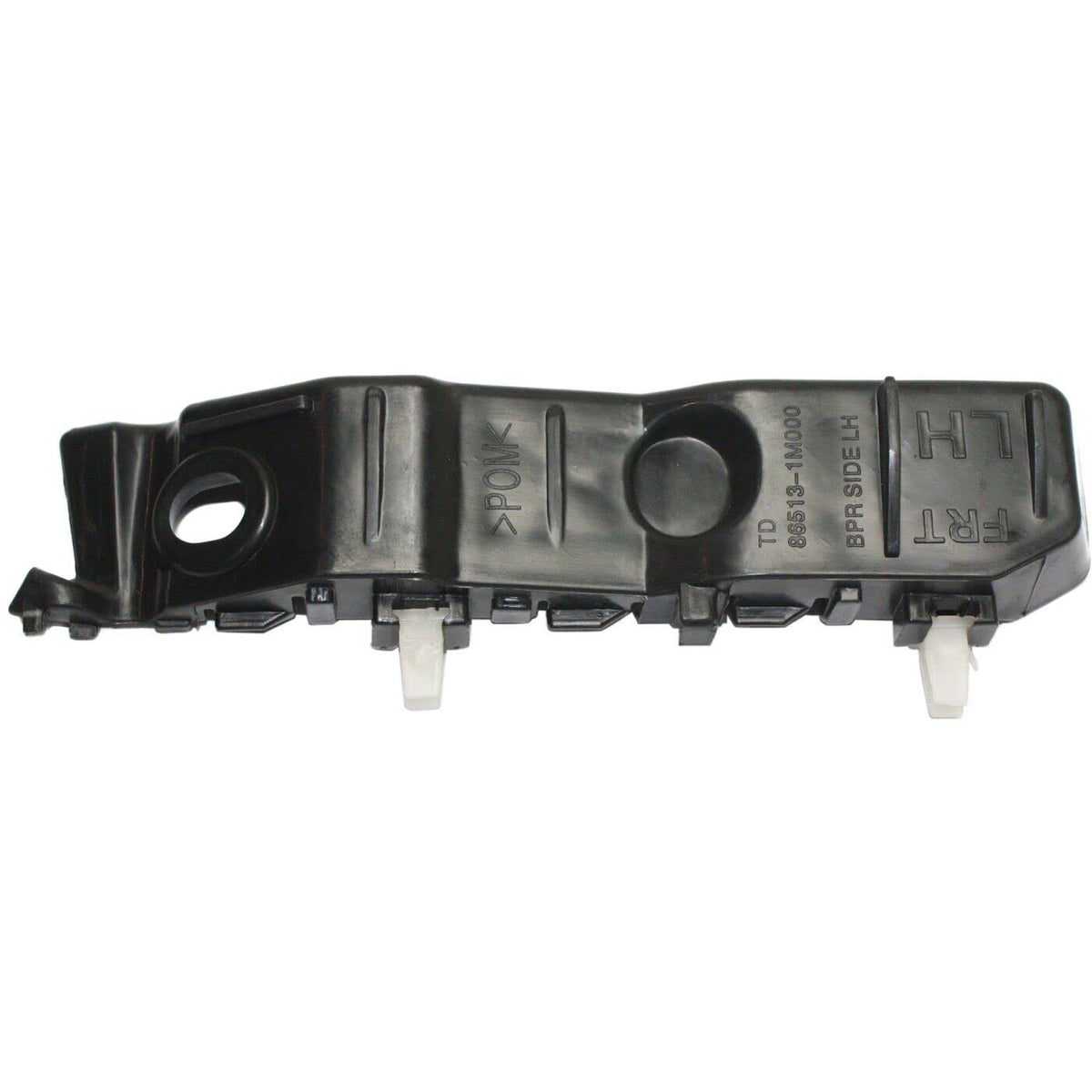DAT AUTO PARTS Front Left Driver Side Bumper Cover Support Bracket Retainer Replacement For 2010 - 2013 Kia Forte Black Smooth KI1066106 865131M000