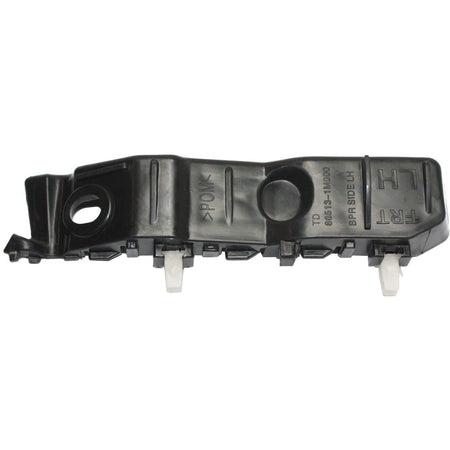 DAT AUTO PARTS Front Left Driver Side Bumper Cover Support Bracket Retainer Replacement For 2010 - 2013 Kia Forte Black Smooth KI1066106 865131M000