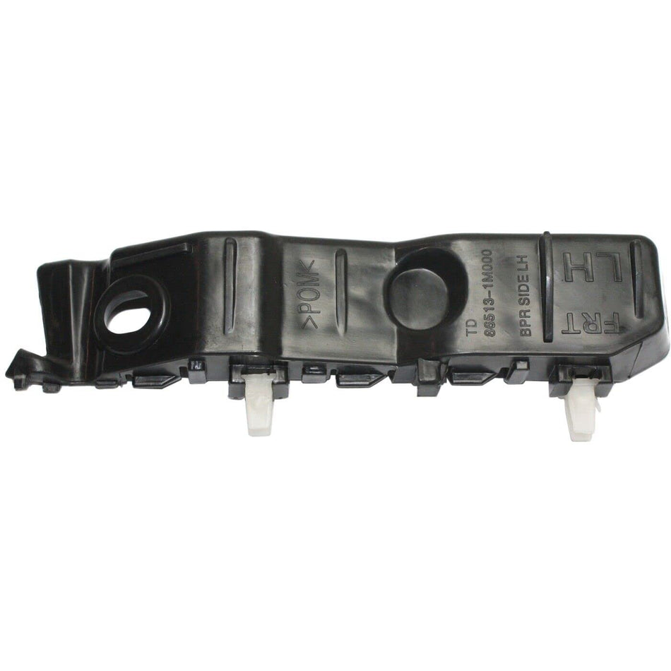DAT AUTO PARTS Front Left Driver Side Bumper Cover Support Bracket Retainer Replacement For 2010 - 2013 Kia Forte Black Smooth KI1066106 865131M000