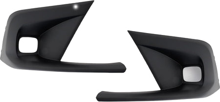 Front Driver & Passenger Set Fog Light Cover Lamp Hole Bezel Trim Bumper Insert Pair Replacement For 2022-2024 Honda Civic Hatchback & Sedan Except...