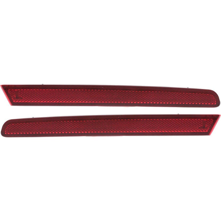 DAT AUTO PARTS Rear Left Driver and Right Passenger Side Pair Bumper Cover Marker Light Reflector Lamp Insert Set Of 2 Replacement For 2011-2015 Fo...