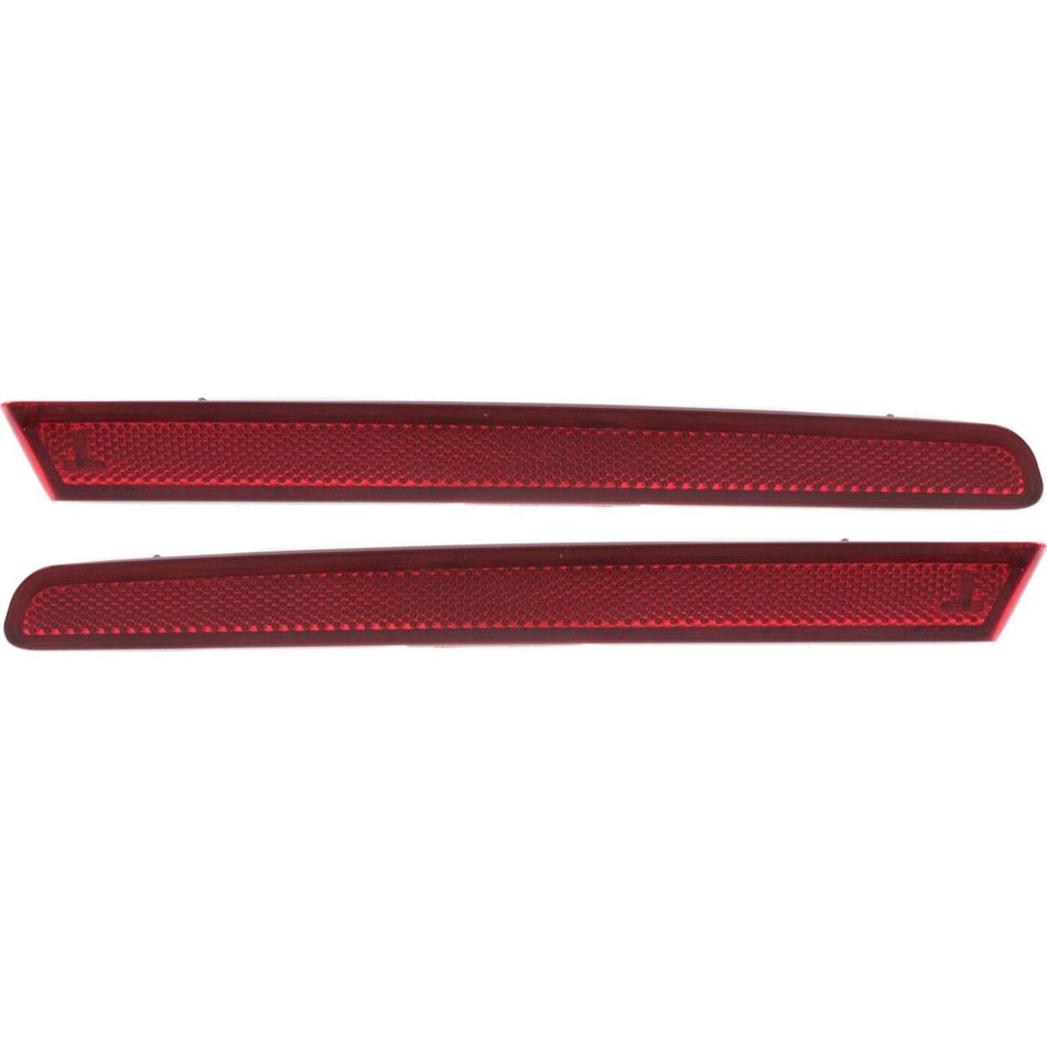 DAT AUTO PARTS Rear Left Driver and Right Passenger Side Pair Bumper Cover Marker Light Reflector Lamp Insert Set Of 2 Replacement For 2011-2015 Fo...