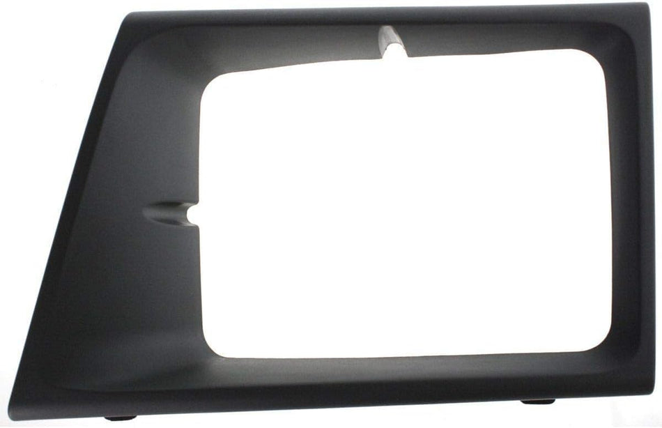 DAT AUTO PARTS Front Left Driver Side Head Light Door Molding Insert Cover Grille Bezel Trim Replacement For 2003-2007 Ford E-150 Econoline Matte G...