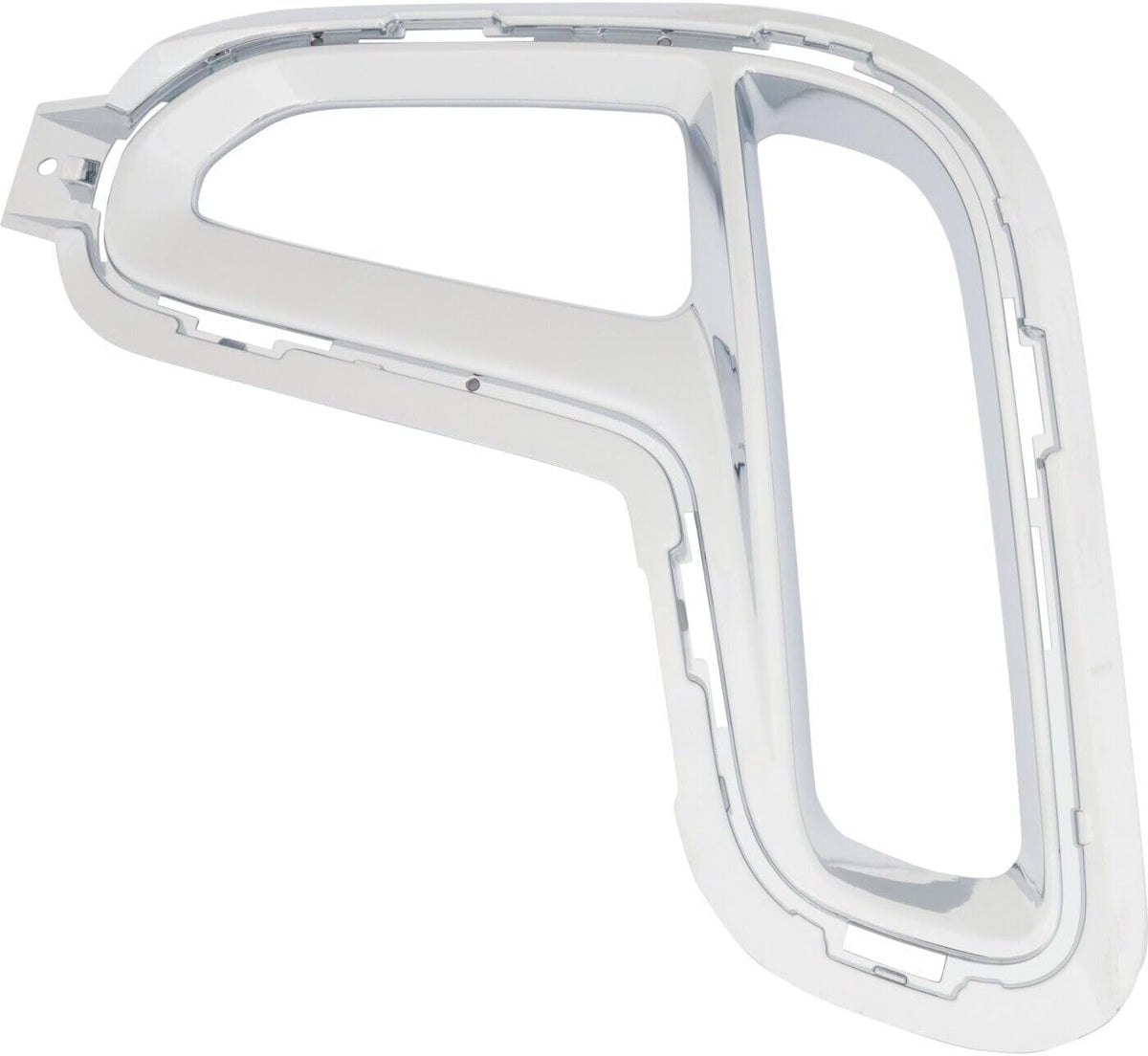 DAT AUTO PARTS Front Right Passenger Side Fog Light Bumper Cover Grille Molding Insert Bezel Trim Replacement for 2021-2025 Dodge Durango Silver Ch...