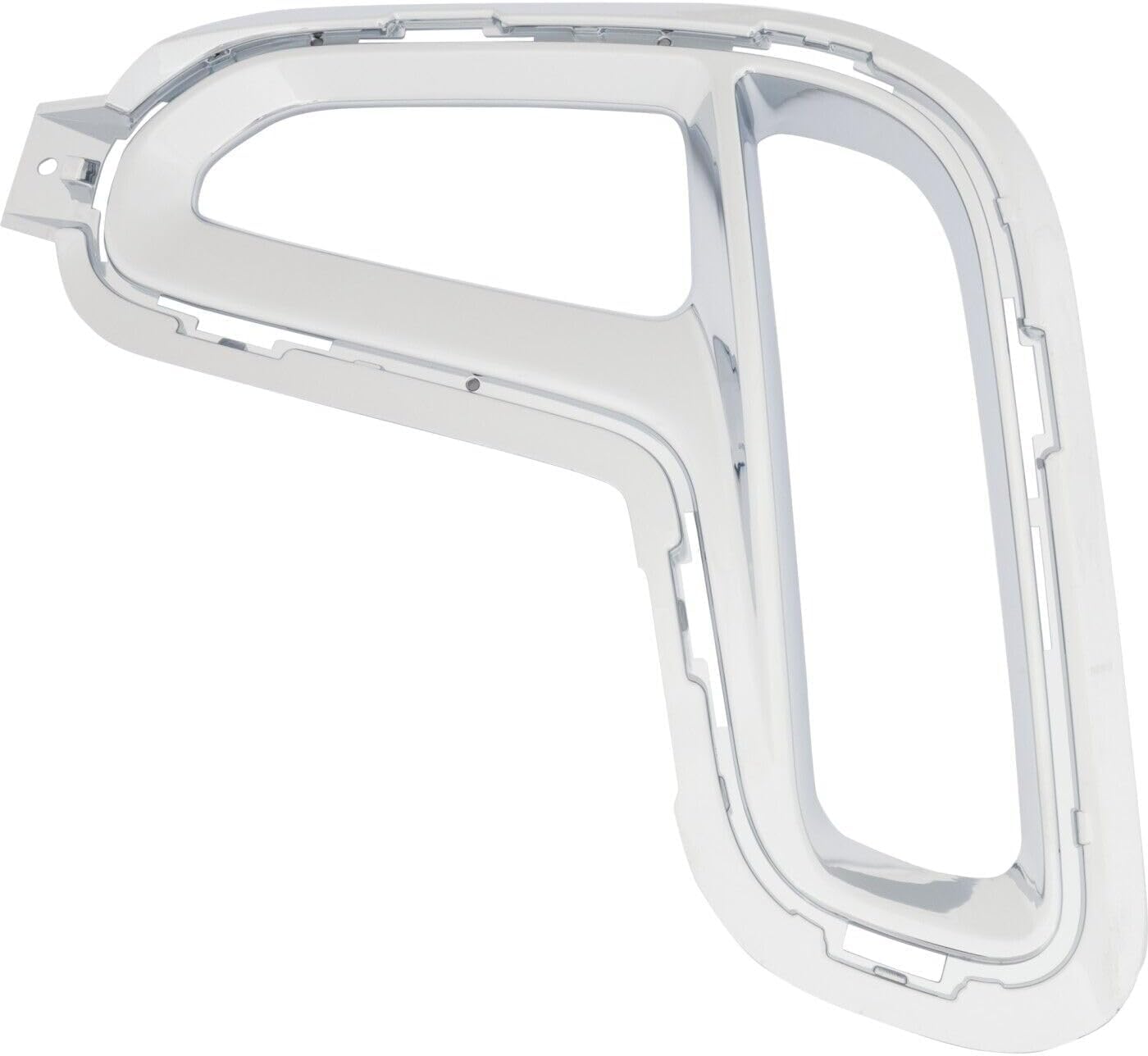 DAT AUTO PARTS Front Right Passenger Side Fog Light Bumper Cover Grille Molding Insert Bezel Trim Replacement for 2021-2025 Dodge Durango Silver Ch...