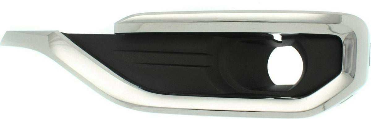 DAT AUTO PARTS Front Left Driver Side Fog Light Hole Bezel Cover Bumper Insert Replacement For 2017-2019 GMC Acadia Except All-Terrain Black Textur...