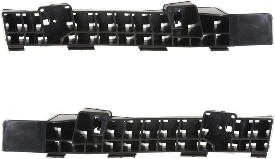 Front Left Driver and Right Passenger Side Outer Bumper Cover Support Bracket Retainer SET Replacement For 2014-2018 Subaru Forester Black Textured...