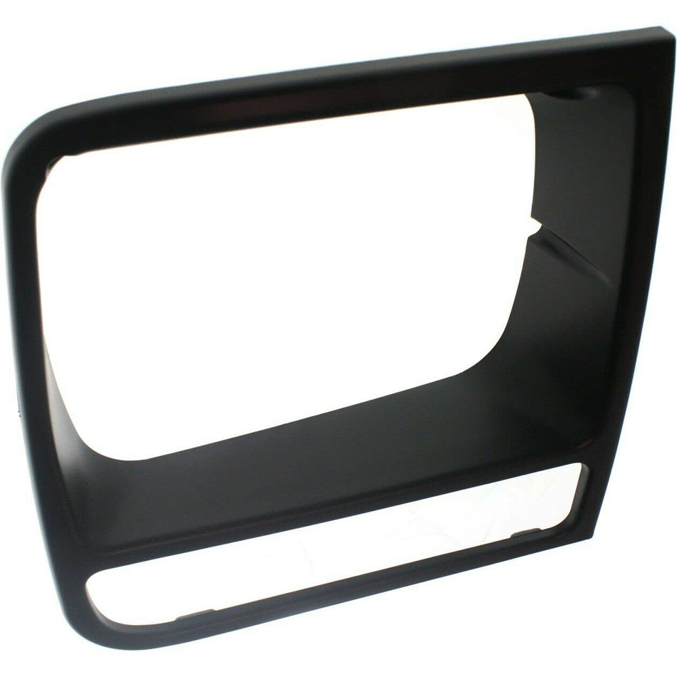DAT AUTO PARTS Front Right Passenger Side Head Light Door Molding Insert Headlamp Bezel Cover Grille Trim Replacement For 1997-2001 Jeep Cherokee B...
