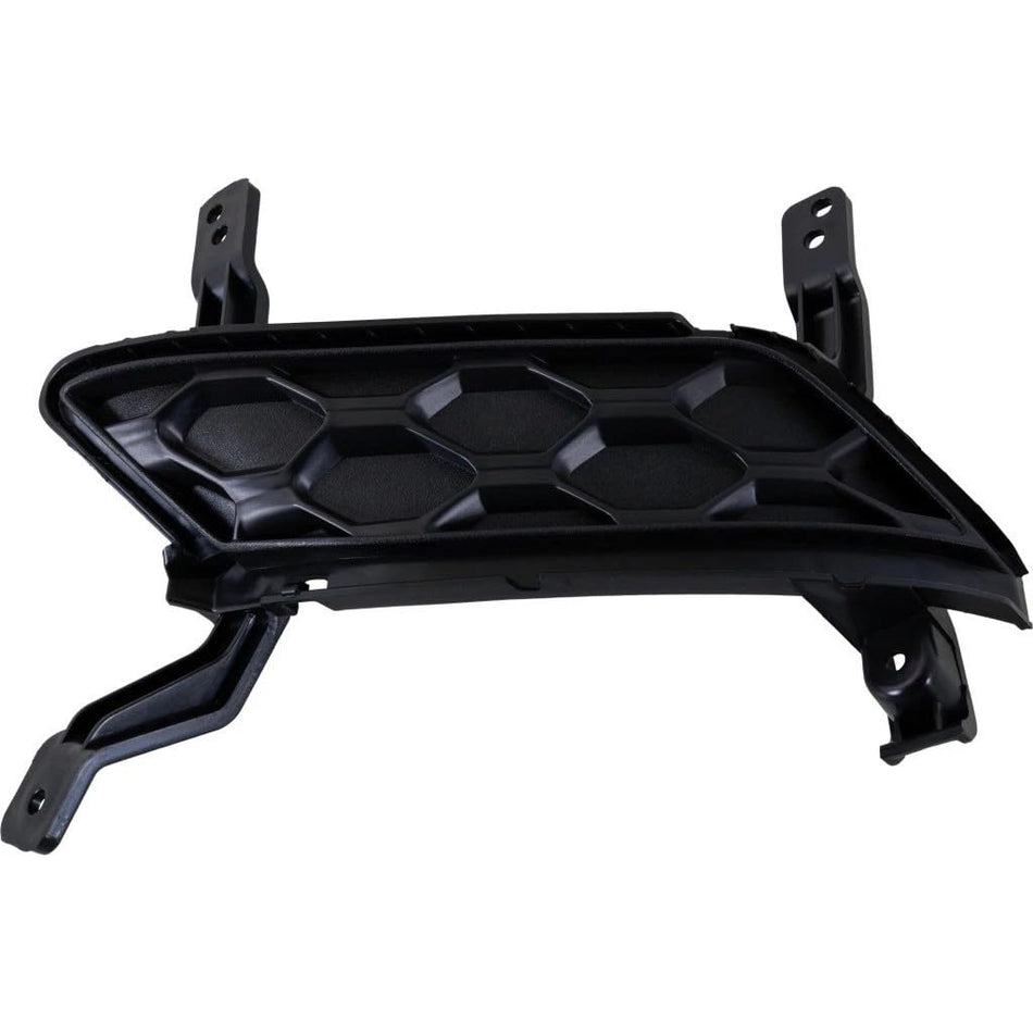 DAT AUTO PARTS Front Left Driver Side Fog Light Hole Lamp Cover Grille Trim Molding Bumper Insert Replacement For 2019 2020 Hyundai Santa Fe SE Mod...