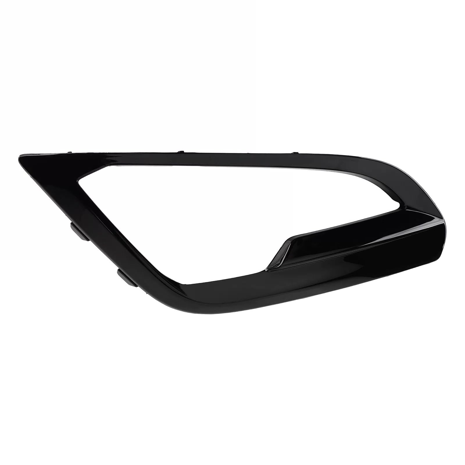 DAT AUTO PARTS Front Left Driver Side Fog Light Bezel Cover Trim Molding Bumper Insert Replacement For 2018-2022 Ford EcoSport Primed Black Smooth ...