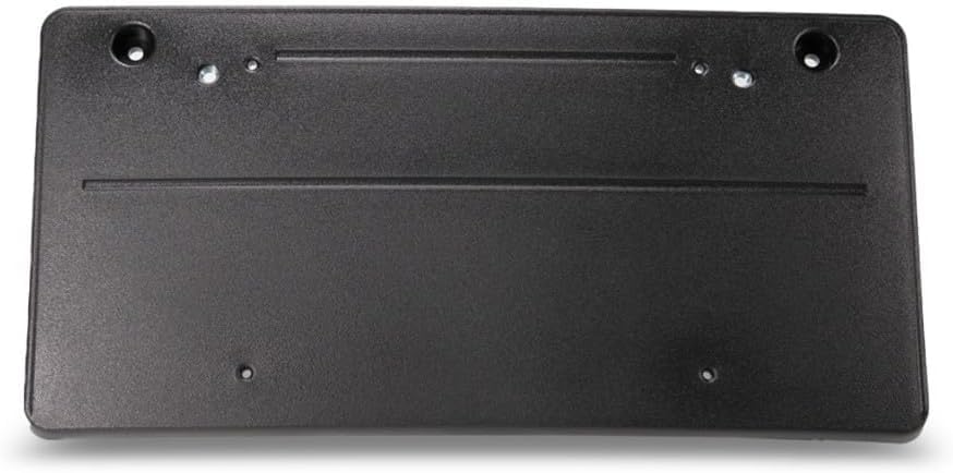 DAT AUTO PARTS Front Bumper License Plate Bracket Frame Cover Tag Holder Replacement for 2011 2012 2013 BMW X5 Without M Package Black Textured Mad...