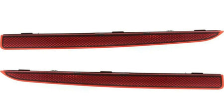 DAT AUTO PARTS Rear Right Passenger & Left Driver Side Pair Bumper Cover Reflector Lamp Marker Light Insert Set Of 2 Replacement For 2013-2020 Linc...