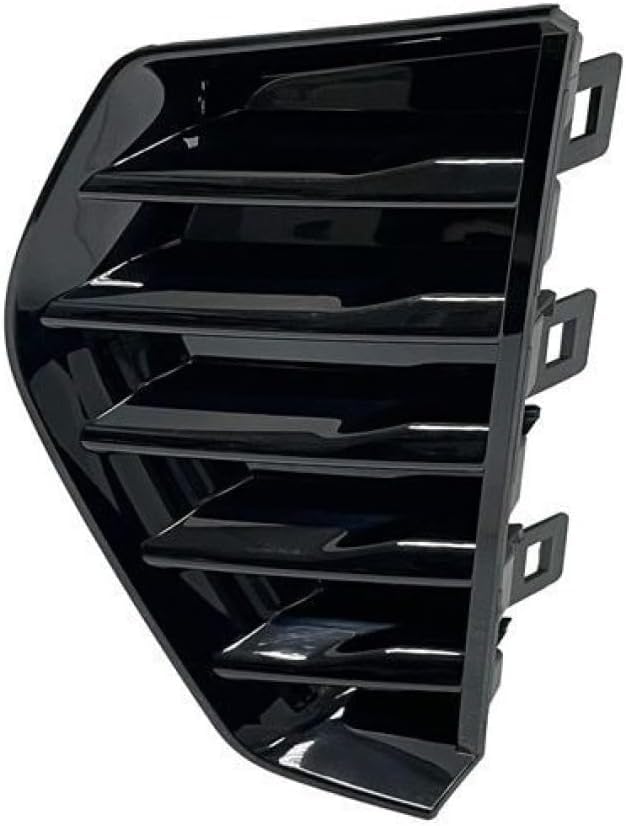 DAT AUTO PARTS Front Left Driver Side Bumper Fog Light Hole Lamp Cover Grille Trim Insert Replacement For 2019 2020 2021 2022 2023 Cadillac XT4 Bla...