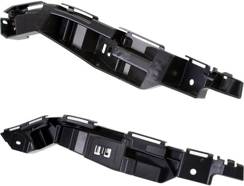 DAT AUTO PARTS Front Left Driver & Right Passenger Side Bumper Cover Support Bracket Set Of 2 Replacement For 2010 2011 2012 Ford Fusion Black Smoo...
