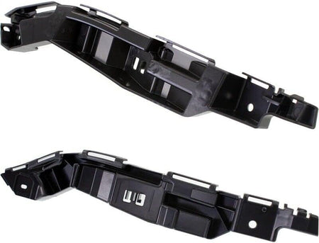 DAT AUTO PARTS Front Left Driver & Right Passenger Side Bumper Cover Support Bracket Set Of 2 Replacement For 2010 2011 2012 Ford Fusion Black Smoo...