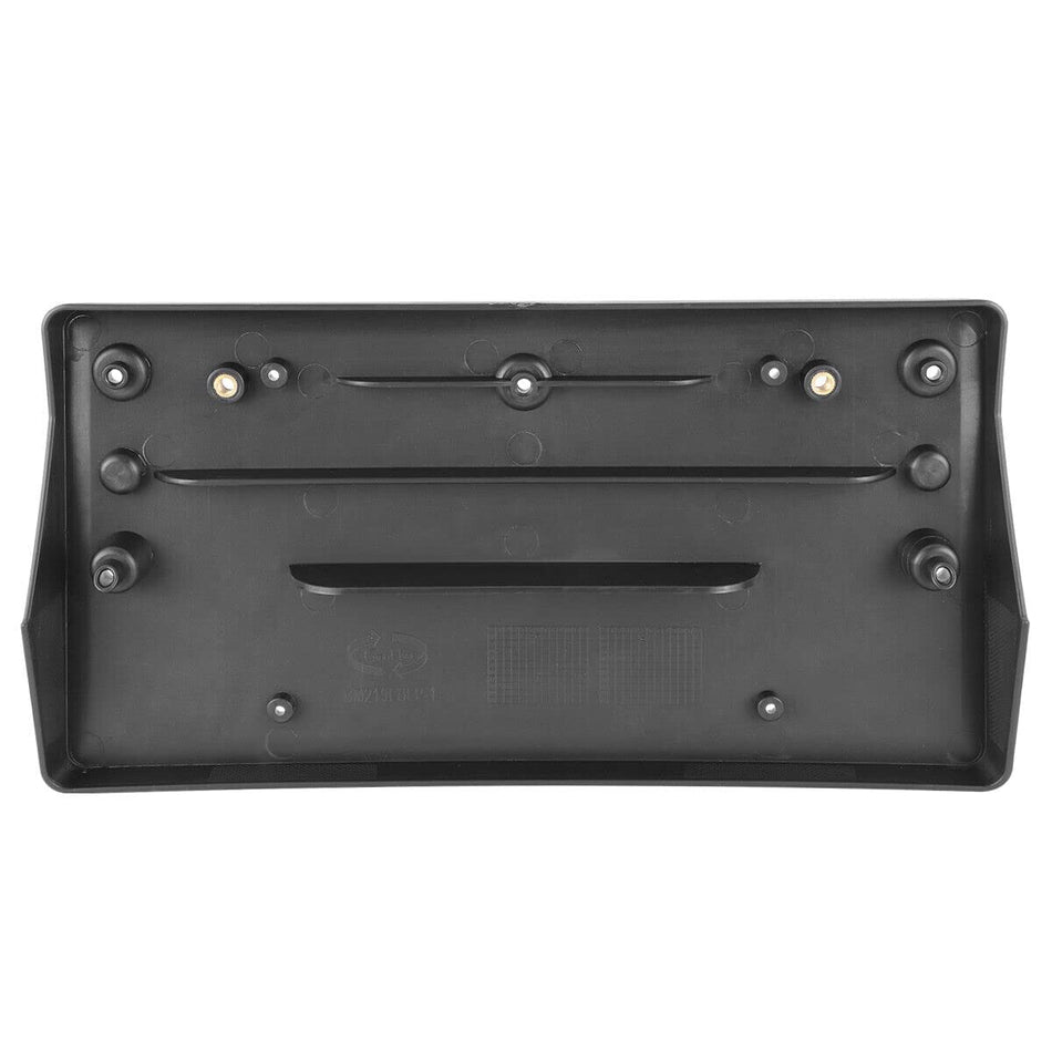 DAT AUTO PARTS Front Bumper License Plate Bracket Frame Cover Tag Holder Replacement for 2019-2021 BMW M2 Black Textured Made of PP Plastic and Gla...