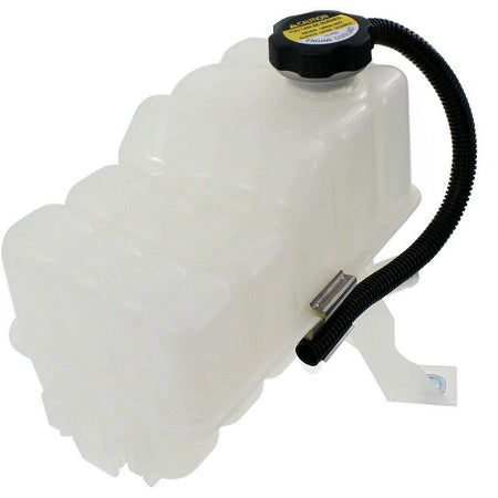 Coolant Recovery Bottle Plastic Tank With Cap Replacement for 1999-2007 Chevy Silverado GMC Sierra 00-06 Suburban 02-06 Avalanche 00-04 Cadillac Es...