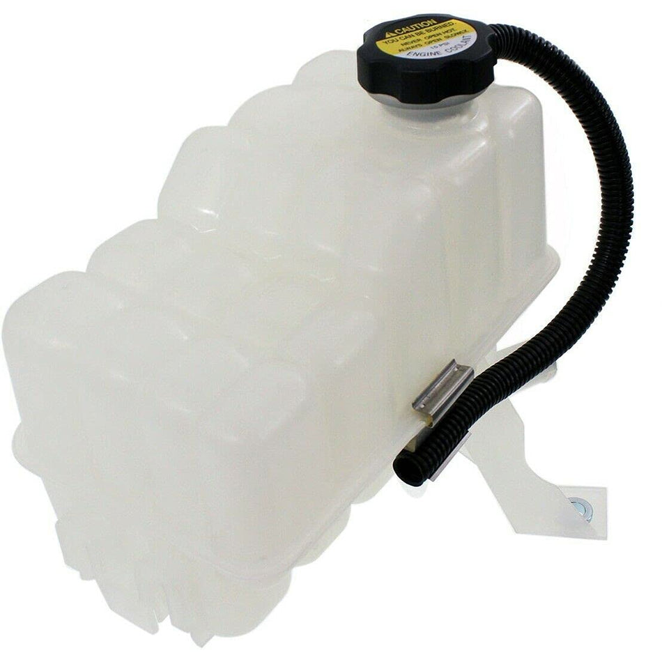 Coolant Recovery Bottle Plastic Tank With Cap Replacement for 1999-2007 Chevy Silverado GMC Sierra 00-06 Suburban 02-06 Avalanche 00-04 Cadillac Es...