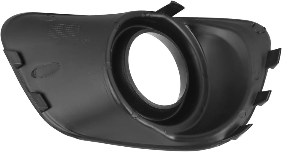 DAT AUTO PARTS Front Right Passenger Side Bumper Fog Light Cover Bezel Trim Insert Replacement For 2011-2017 Jeep Compass Black Textured Plastic wi...