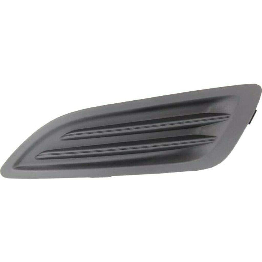 DAT AUTO PARTS Front Left Driver Side Fog Light Hole Cover Trim Molding Bumper Insert Replacement For 2014-2019 Ford Fiesta Sedan & Hatchback Model...