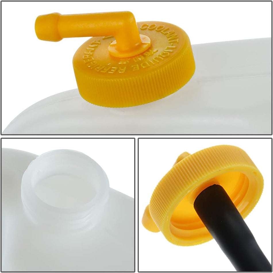 DAT AUTO PARTS Engine Coolant Recovery Bottle Overflow Reservoir Tank With Cap Replacement for 2006-2011 Honda Civic Sedan Coupe Hybrid Models Whit...