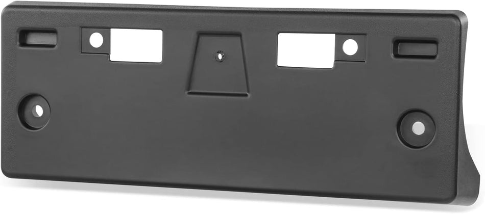 DAT AUTO PARTS Front License Plate Bumper Bracket Frame Cover Tag Holder Replacement for 2015-2017 Infiniti QX80 Black Textured Plastic IN1068110 9...
