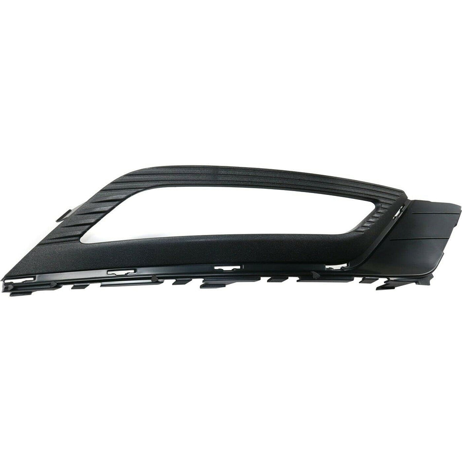 DAT AUTO PARTS Front Right Passenger Side Fog Light Bezel Cover Trim Molding Bumper Insert Replacement For 2017 2018 Ford Fusion Except Sport Black...