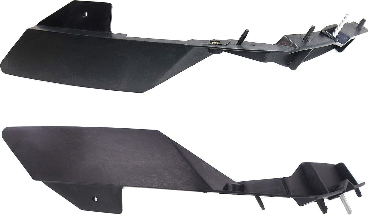 DAT AUTO PARTS Front Inner Driver and Passenger Side Bumper Cover Support Bracket Set Replacement For 2006-2010 Dodge Charger Black Textured CH1042...