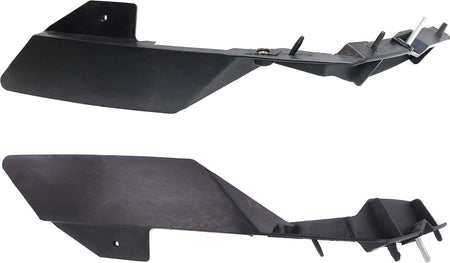 DAT AUTO PARTS Front Inner Driver and Passenger Side Bumper Cover Support Bracket Set Replacement For 2006-2010 Dodge Charger Black Textured CH1042...