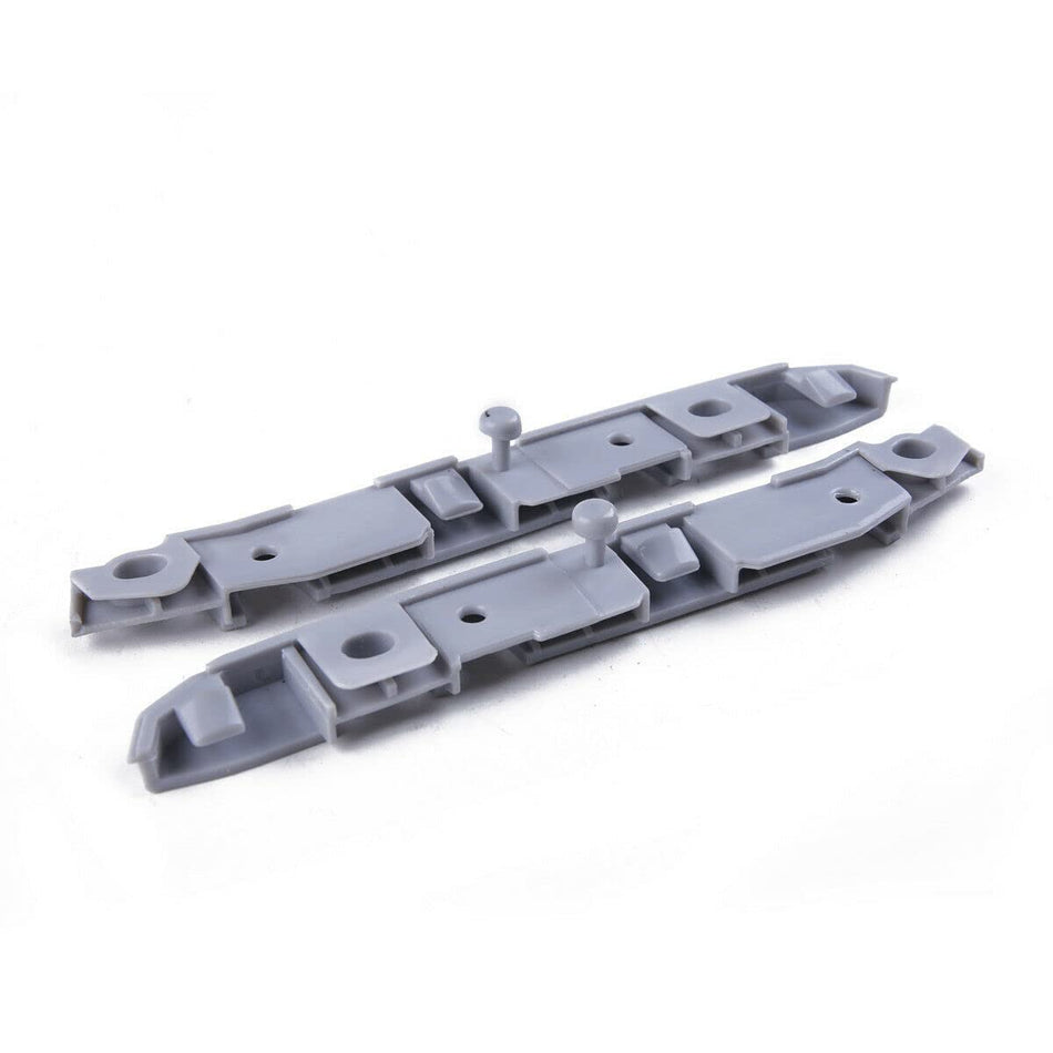 DAT AUTO PARTS Front Right Passenger & Left Driver Side Bumper Cover Support Bracket Set Of 2 Replacement For 2015 - 2017 Chrysler 200 Sedan Black ...