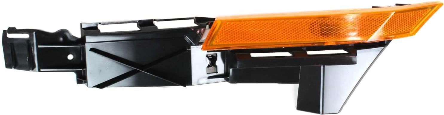 DAT AUTO PARTS Front Left Driver Side Bumper Cover Retainer W/Reflector Lamp Replacement For 2006-2009 Mercury Milan / 2006-2009 Ford Fusion Orange...