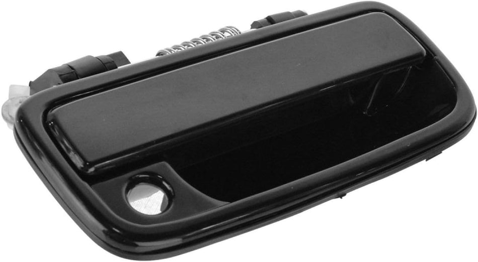 Front Passenger Side Outer Door Handle Fits 1995-2004 Toyota Tacoma Pickup 2WD 4WD Black Smooth TO1311128