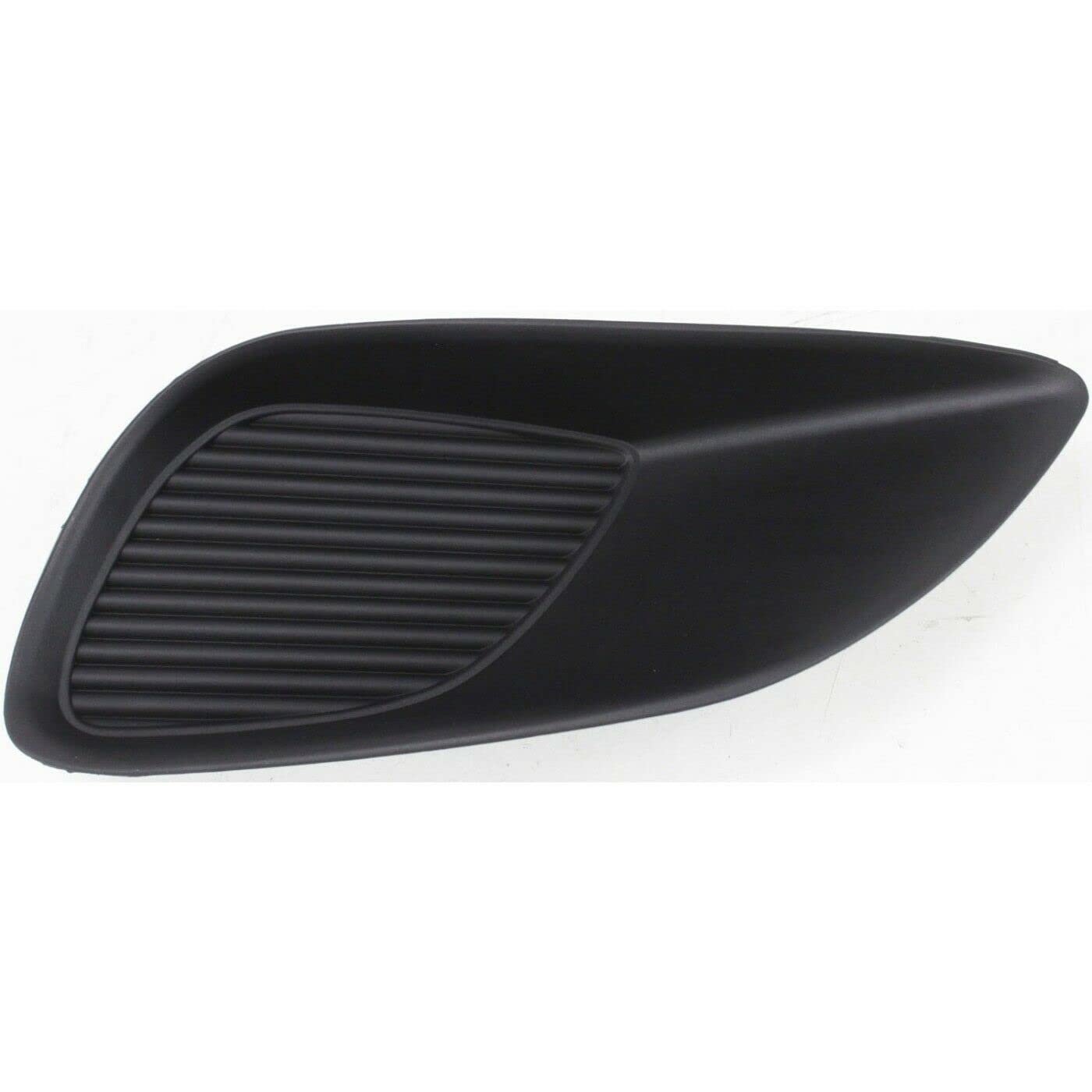DAT AUTO PARTS Front Left Driver Side Bumper Fog Light Lamp Cover Grille Trim Replacement for 2007-2012 Toyota Yaris Except 2009-2010 S-Model Black...
