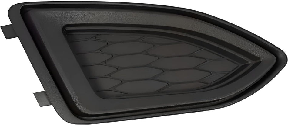DAT AUTO PARTS Front Left Driver Side Fog Lamp Light Hole Cover Trim Grille Molding Bumper Insert Replacement For 2015 2016 2017 2018 Ford Edge Bla...